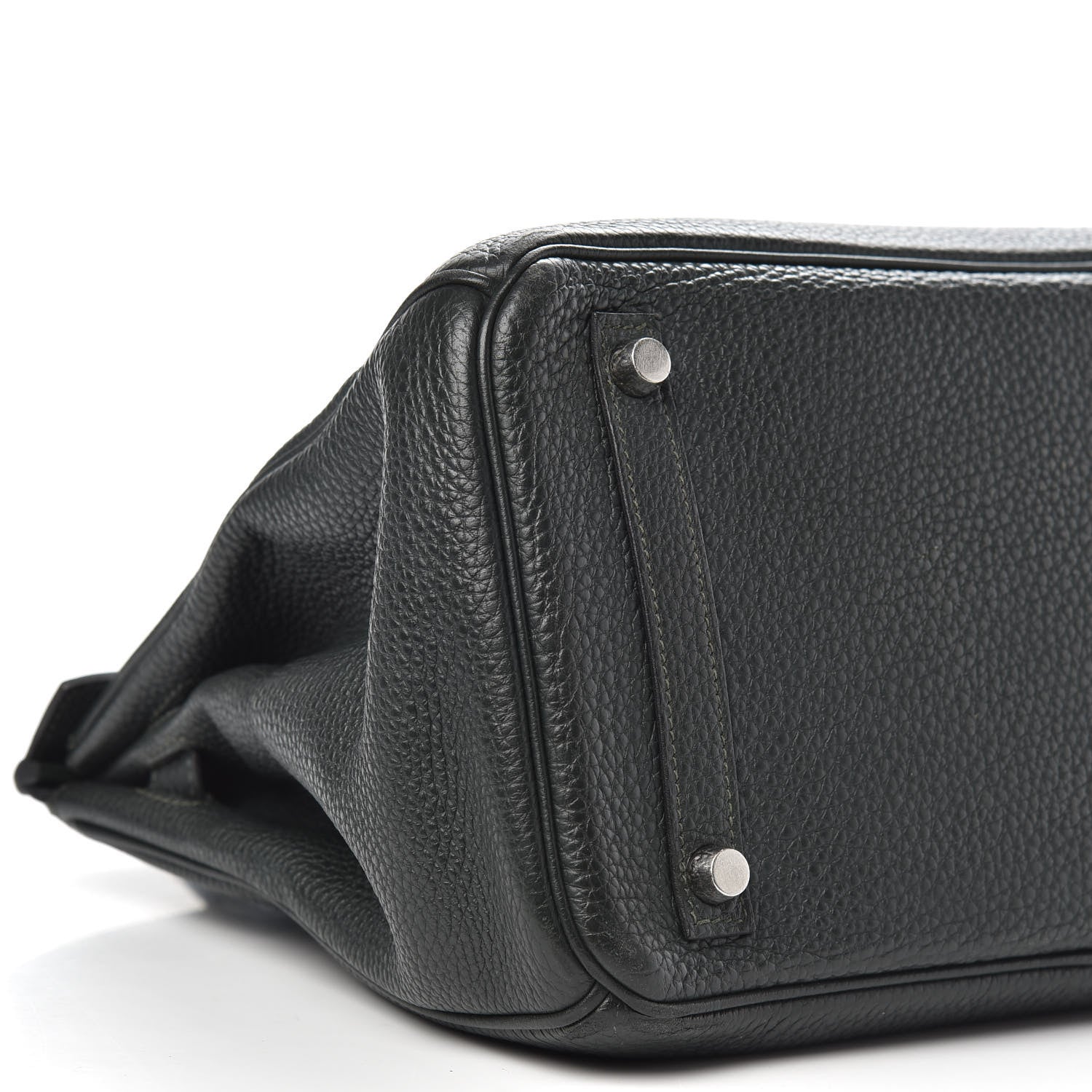 Hermes Taurillon Clemence Birkin 30 Vert De Gris 10 of 16