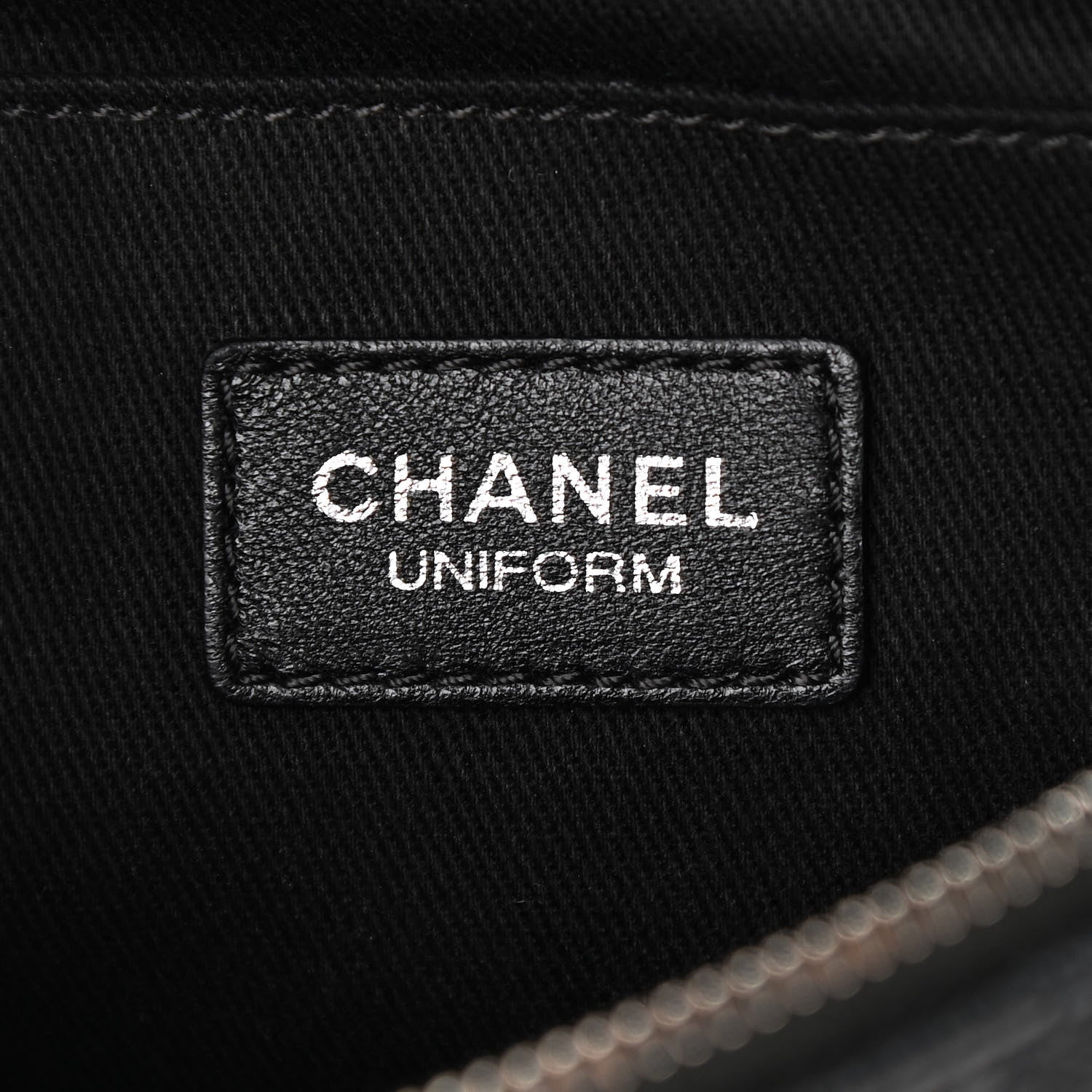 Chanel Grained Calfskin Quilted Waist Belt Bag Black 6 of 10