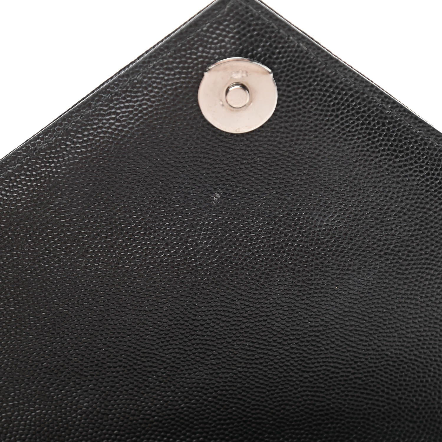 Saint Laurent Grain De Poudre Textured Mixed Matelasse Triquilt Medium Monogram Satchel Black 11 of 12