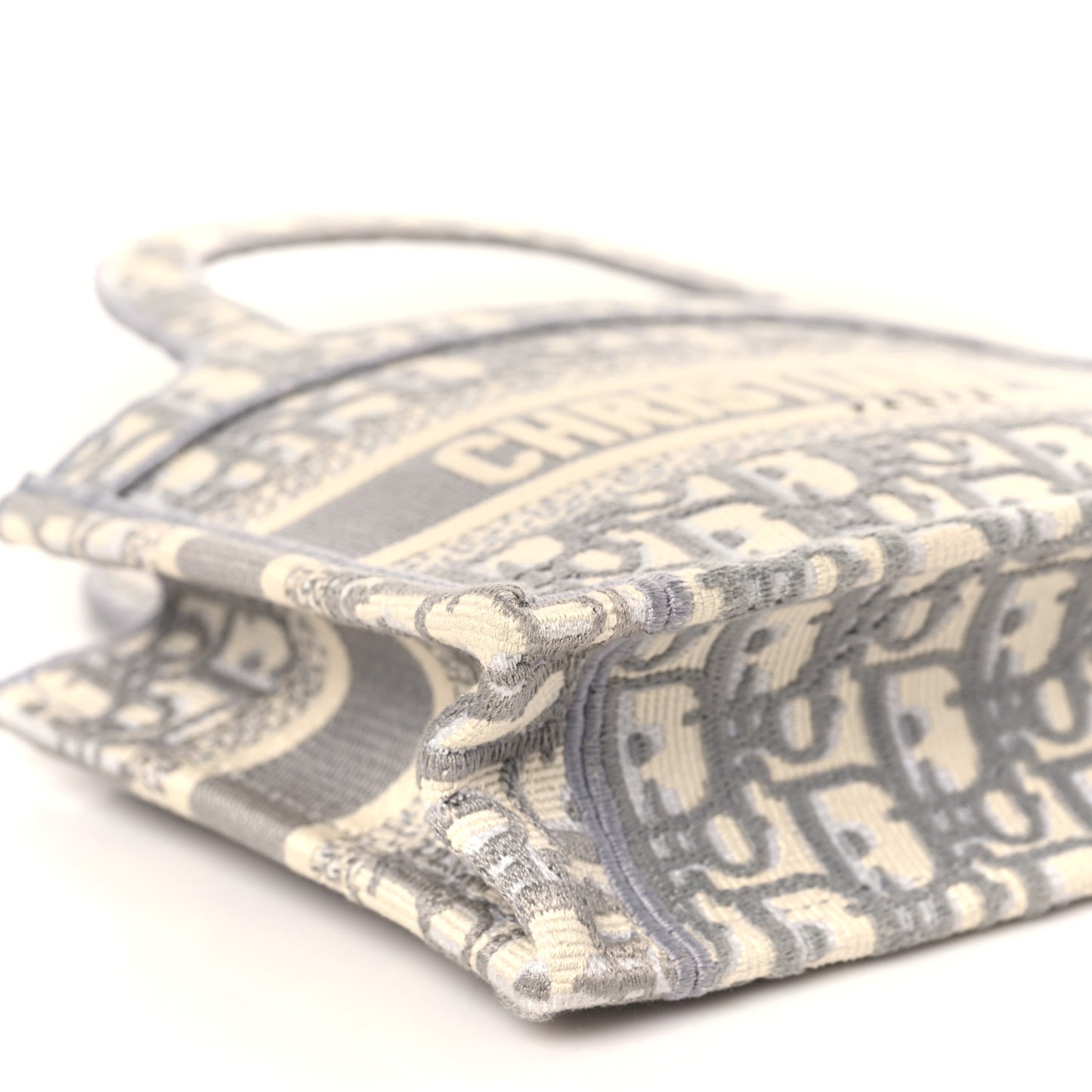 Oblique Mini Book Tote Grey Multicolor