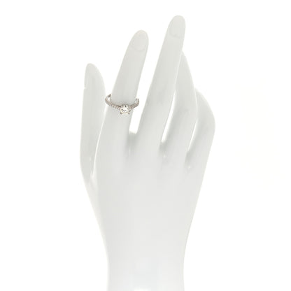 Tiffany Platinum Diamond 1.01ct Novo Engagement Ring 51 5.75 2 of 6