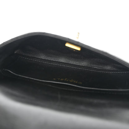 Chanel Lambskin Quilted CC Pocket Clutch With Chain Black 5 of 11