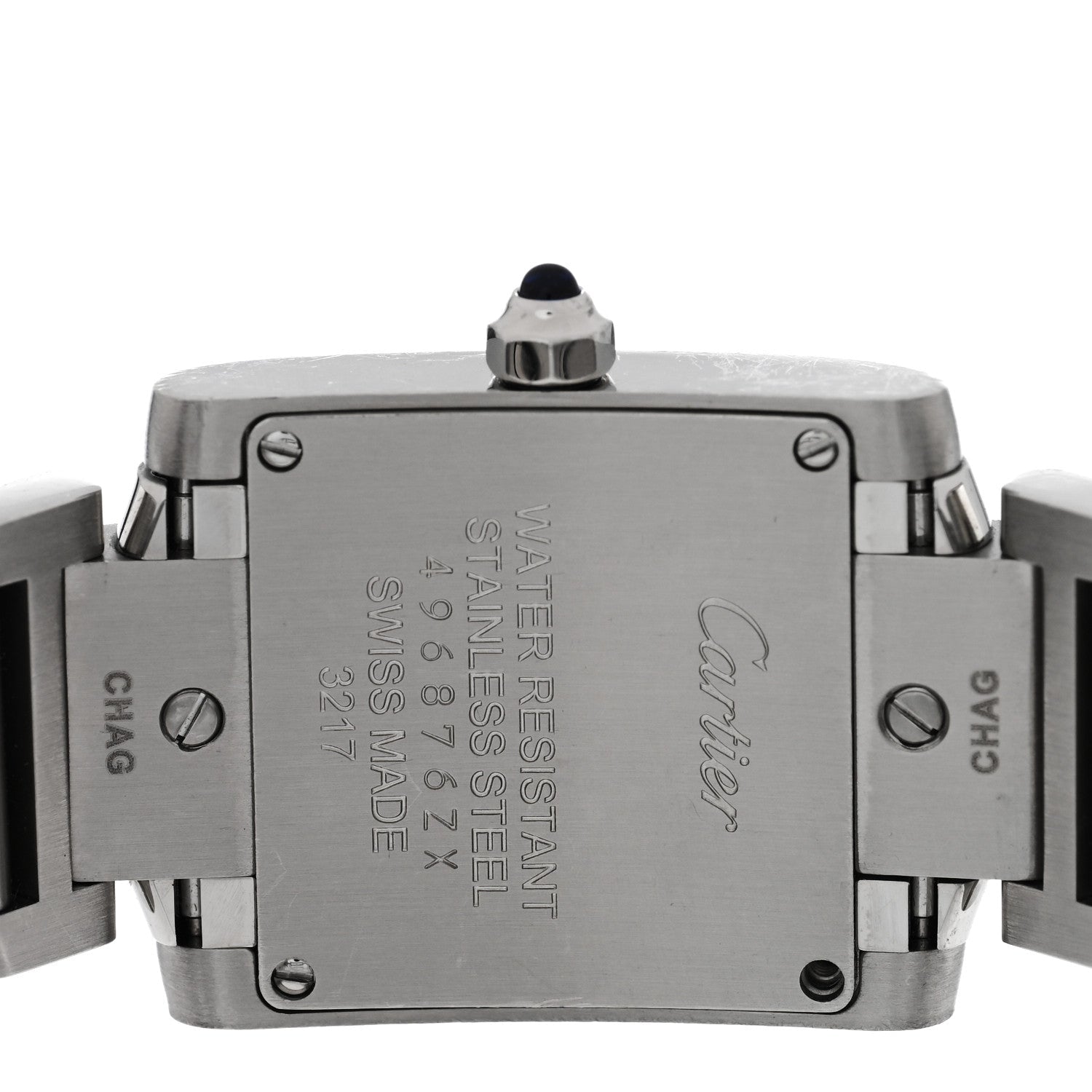 Cartier Stainless Steel 20mm Tank Francaise Quartz Watch 4 of 5