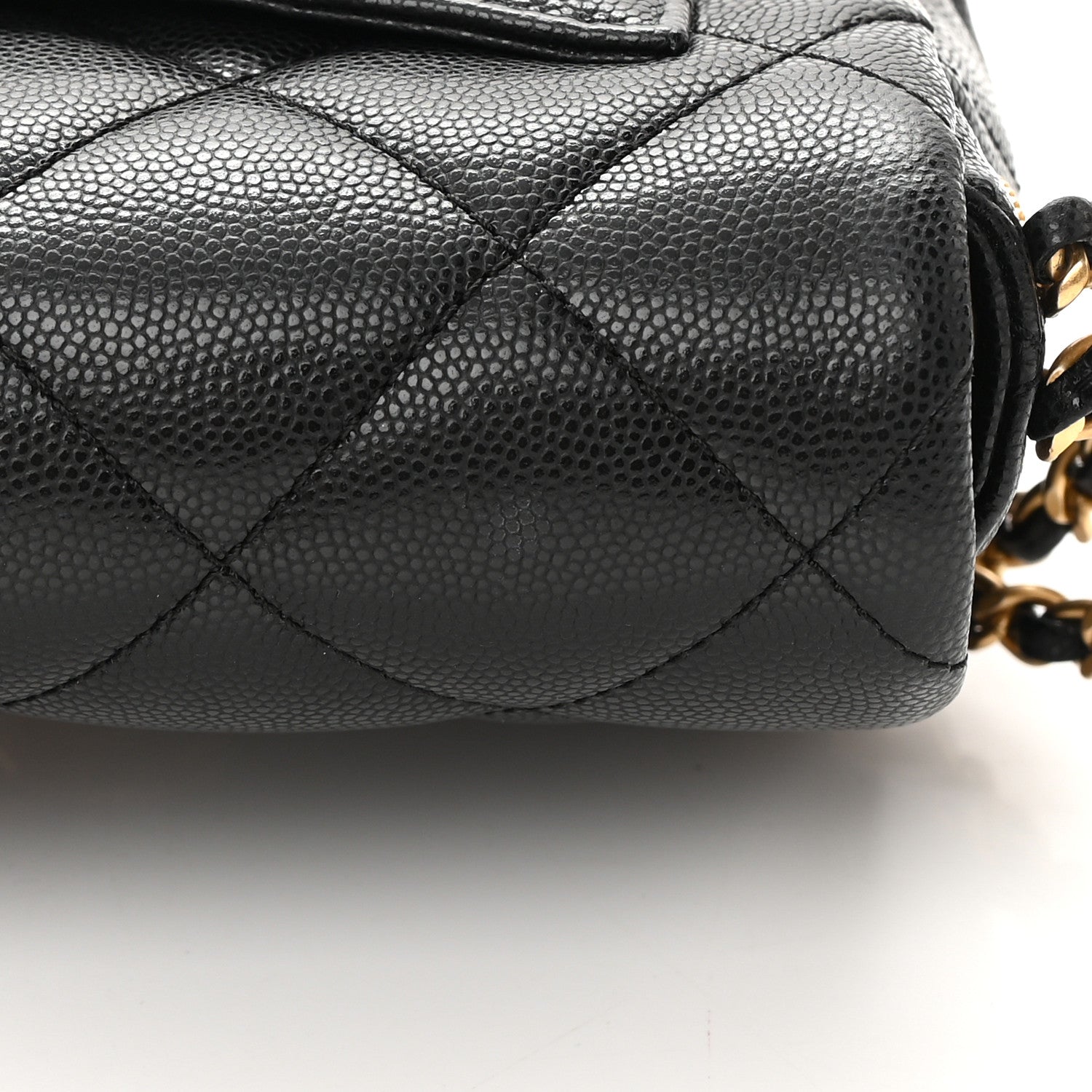 Chanel Caviar Quilted Mini Twist Your Buttons Flap Black 11 of 12