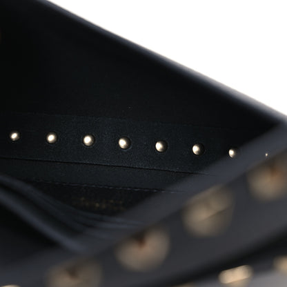 Valentino Garavani Grained Calfskin Rockstud Crossbody Bag Black 5 of 10