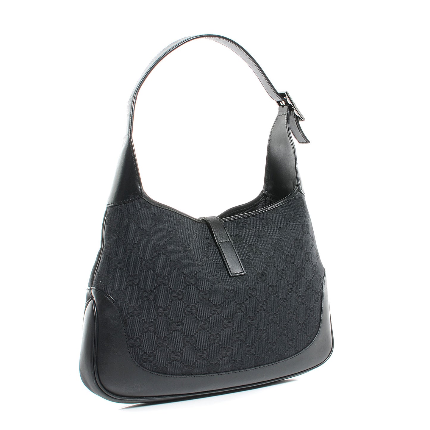Monogram Small Jackie O Hobo Black