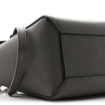 Celine Grained Calfskin Nano Belt Bag Grey 8 of 9