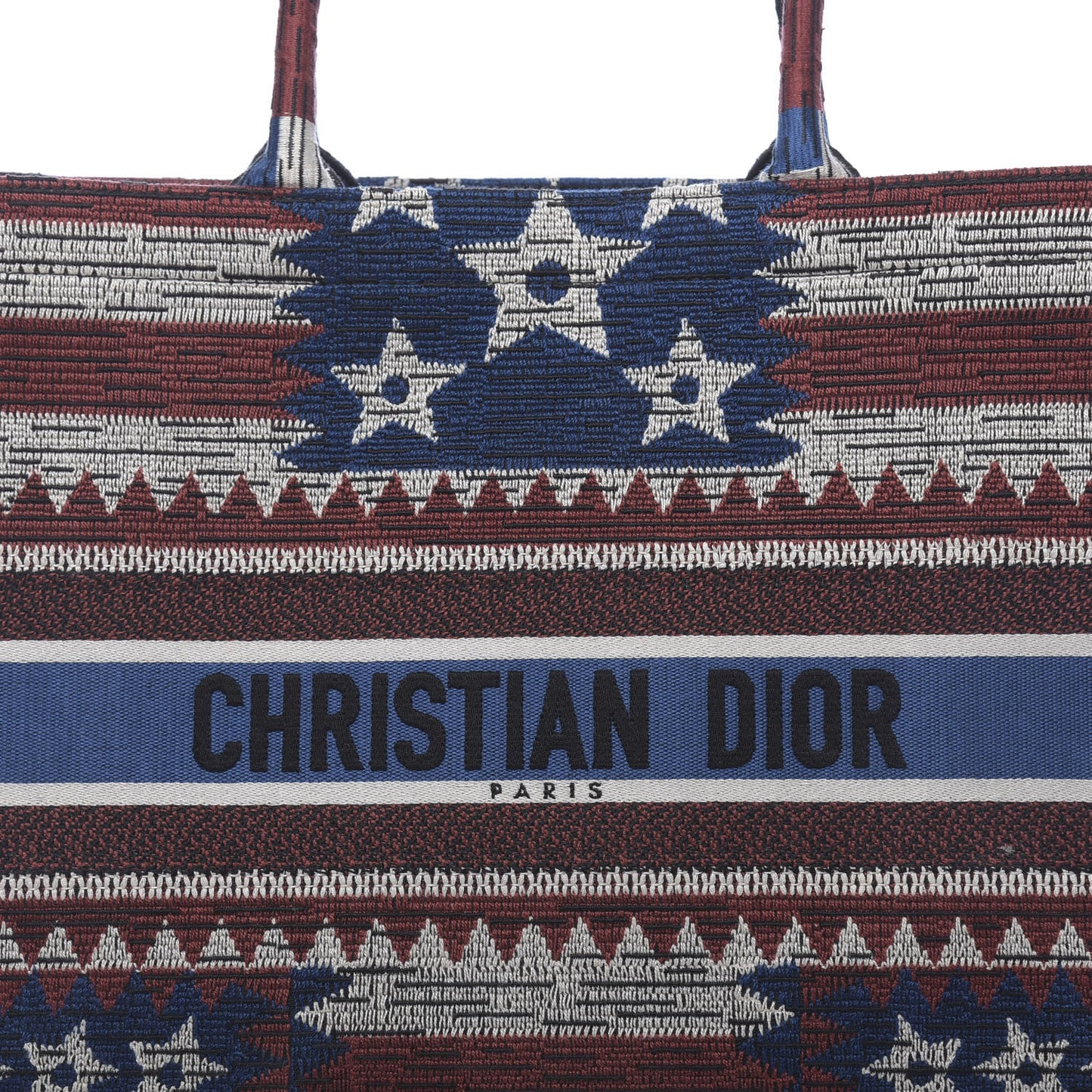 Canvas Embroidered Exclusive US Book Tote Multicolor
