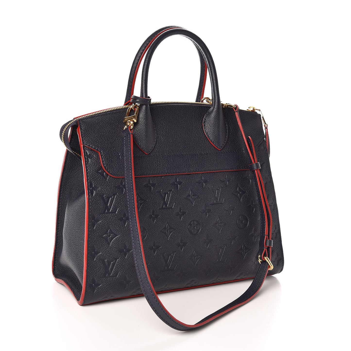 Empreinte Pont Neuf MM Marine Rouge