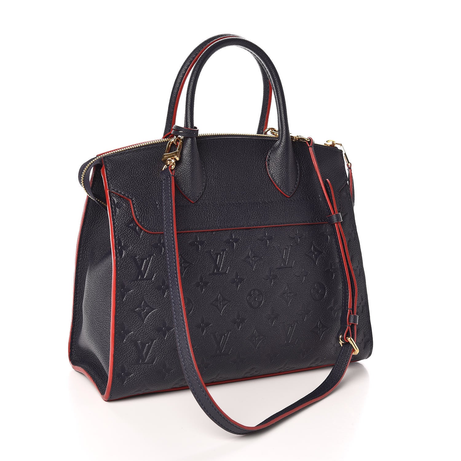 Louis Vuitton Empreinte Pont Neuf MM Marine Rouge 3 of 12
