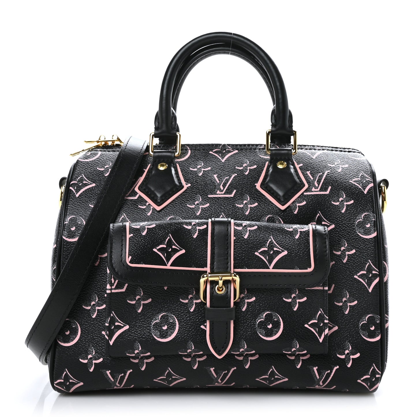 Monogram Fall for You Speedy Bandouliere 25 Black
