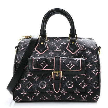 Louis Vuitton Monogram Fall for You Speedy Bandouliere 25 Black 1 of 8
