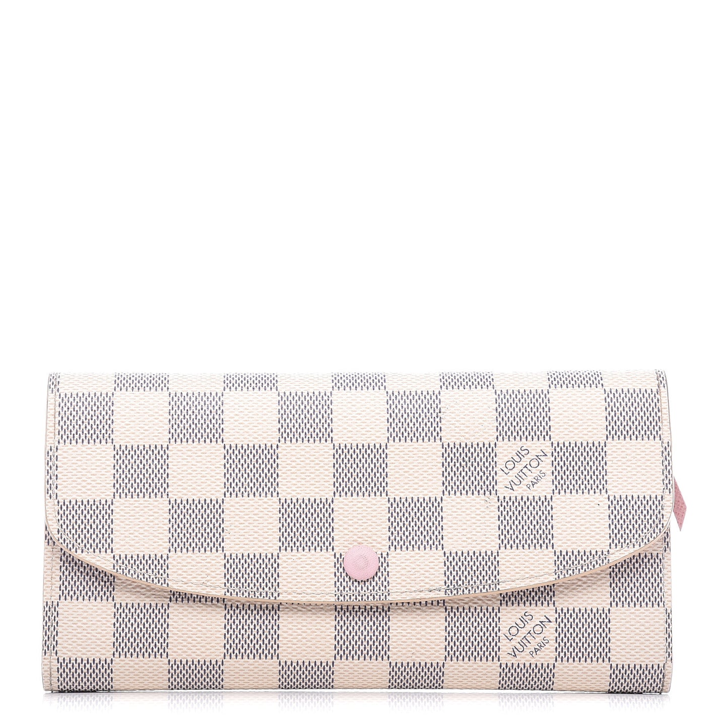 Damier Azur Emilie Wallet Rose Ballerine
