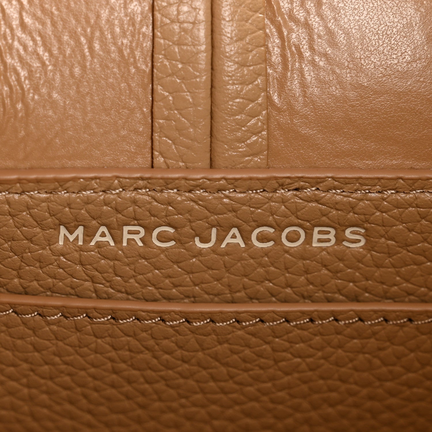 Marc Jacobs Grained Calfskin Medium The Sack Bag Camel 1783052