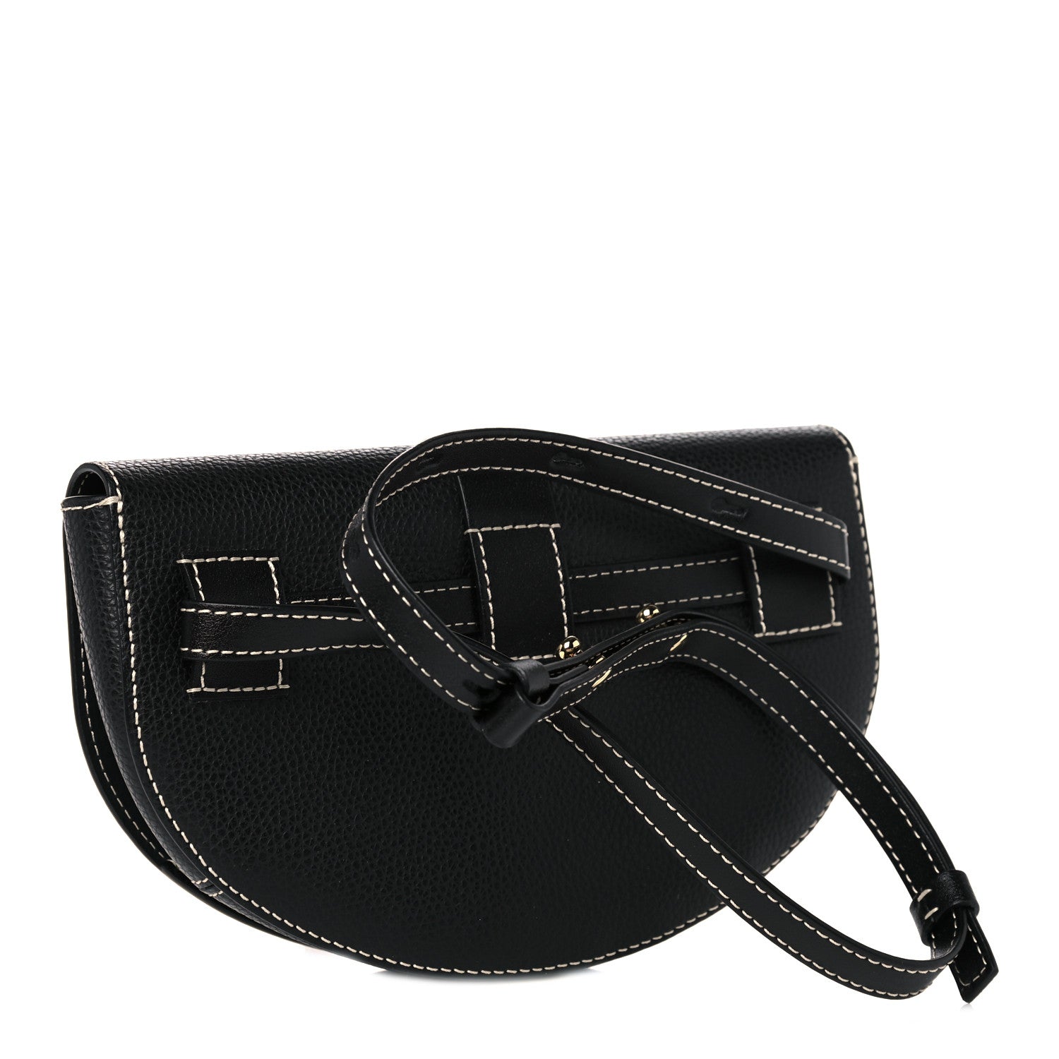 Chloe Grained Calfskin Darryl Belt Bag Black 3 of 10