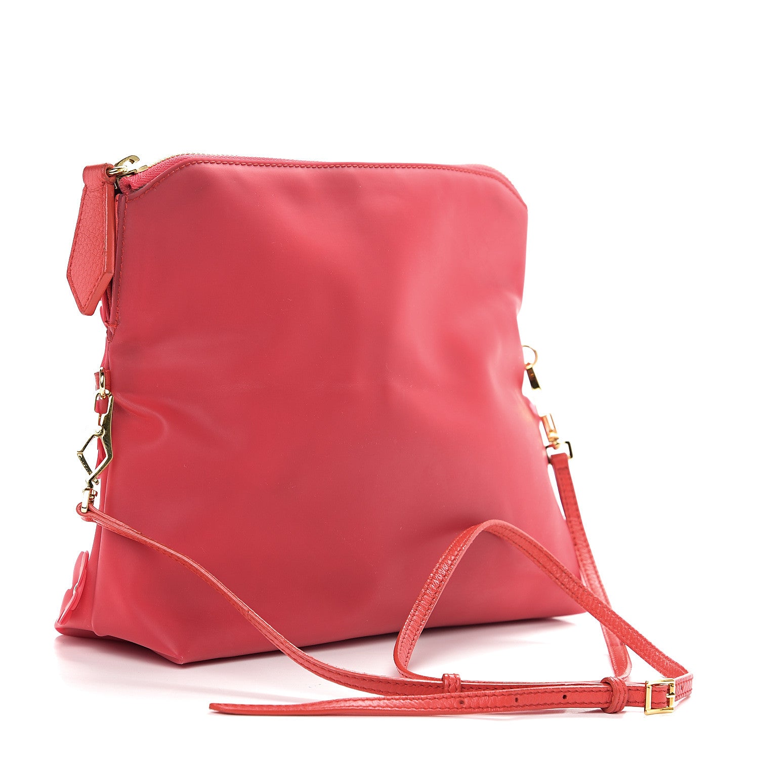 Burberry Prorsum PVC Petal Crossbody Pink Azalea 3 of 16