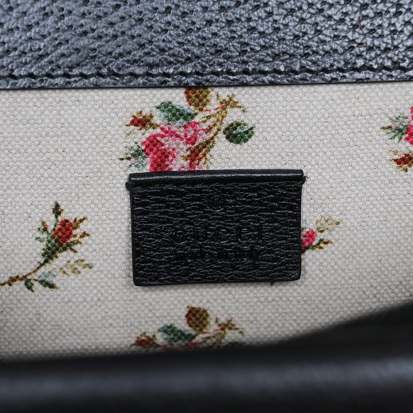 Calfskin Web Medium Dionysus Shoulder Bag Black