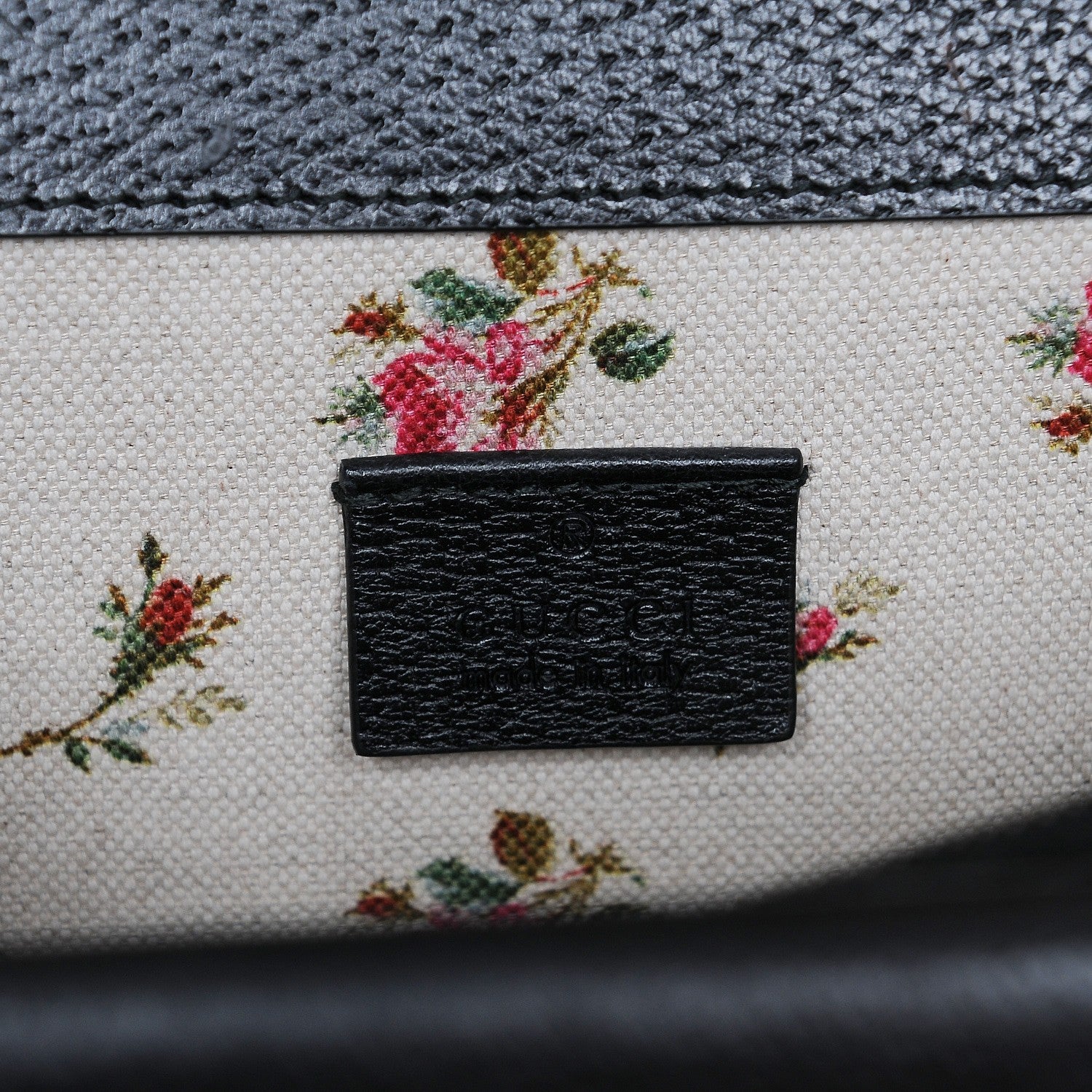 Gucci Calfskin Web Medium Dionysus Shoulder Bag Black 6 of 9