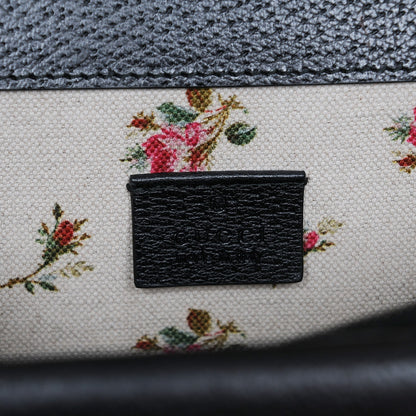 Gucci Calfskin Web Medium Dionysus Shoulder Bag Black 6 of 9