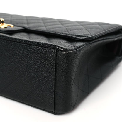 Chanel Caviar Quilted Maxi Double Flap Black 10 of 10
