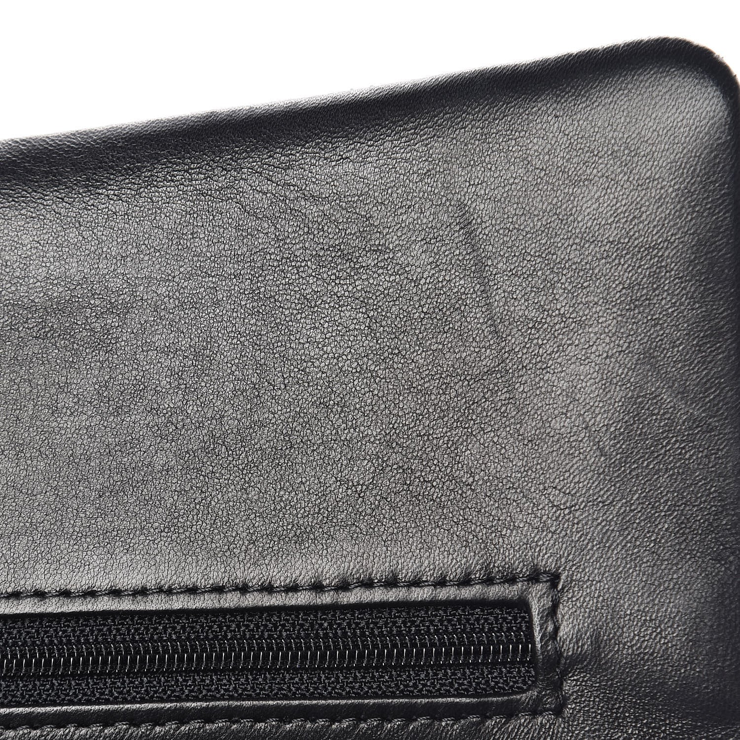 Chanel Lambskin Quilted Medium Double Flap Black 16 of 18