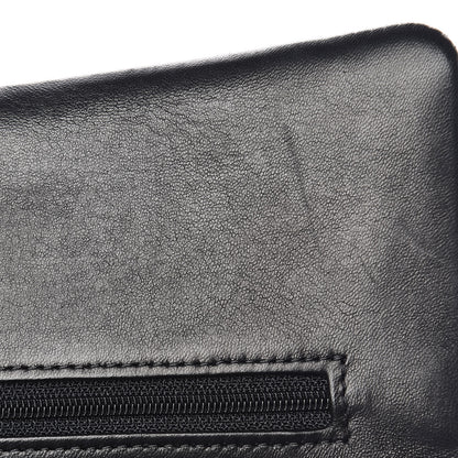 Chanel Lambskin Quilted Medium Double Flap Black 16 of 18