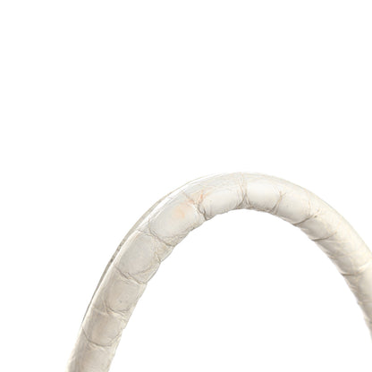 Nancy Gonzalez Crocodile Top Handle Tote White 17 of 25