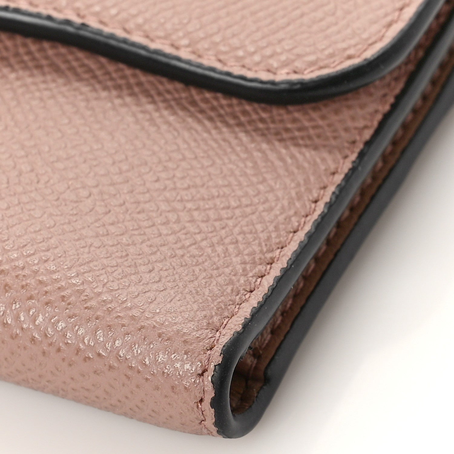 Christian Dior Grained Calfskin Saddle Lotus Wallet Blush 8 of 9