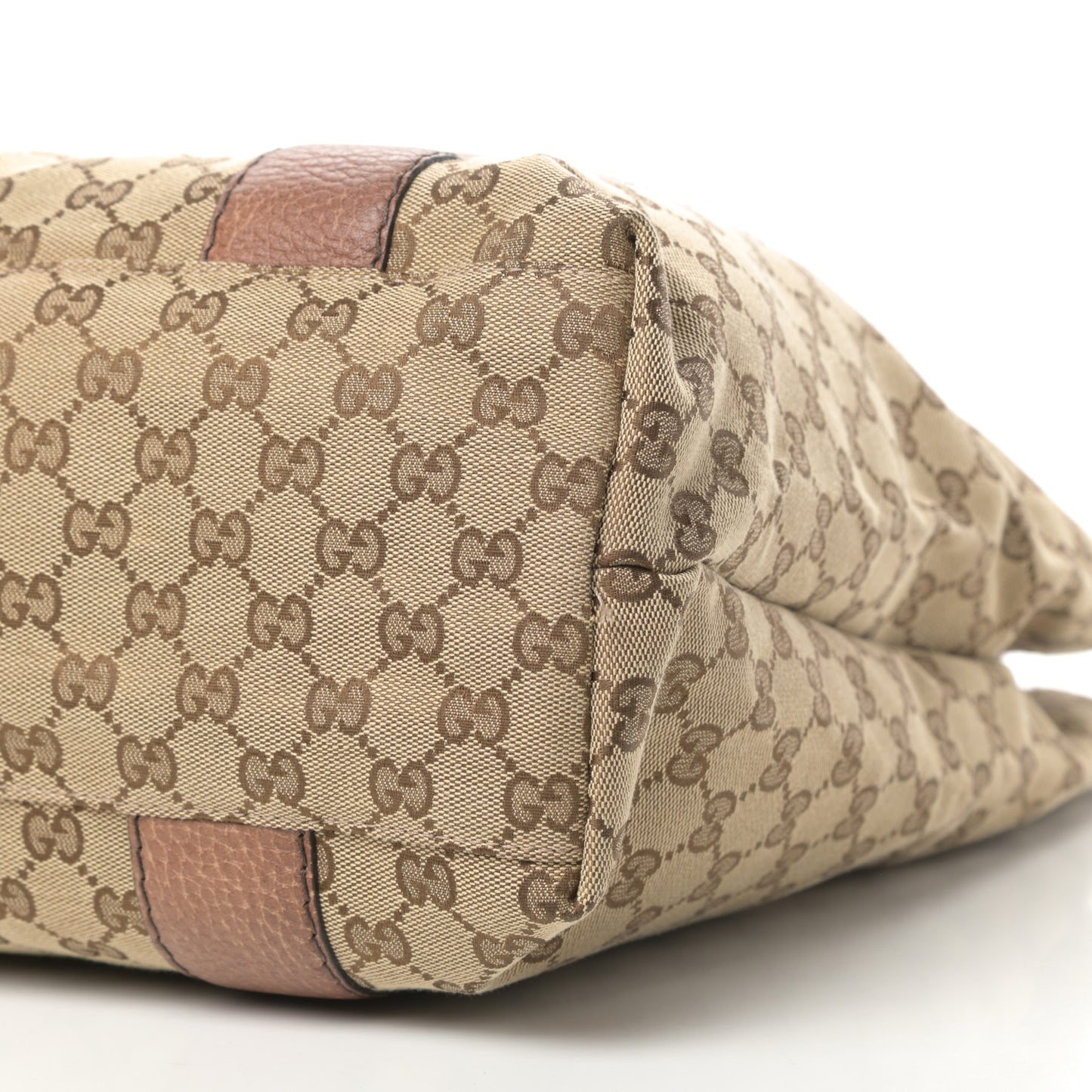 Monogram Large Bamboo Bar Tote Brown