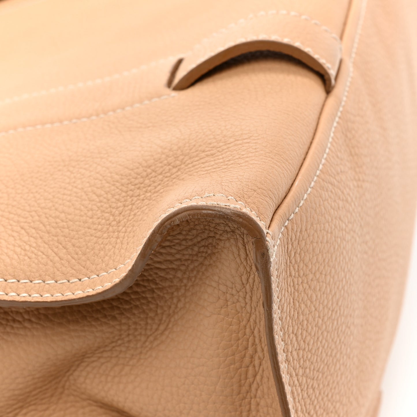 Vitello Daino Shoulder Bag Sughero