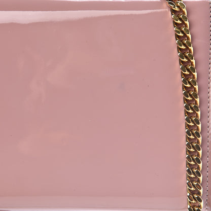 Saint Laurent Patent Small Classic Monogram Kate Satchel Dragee 15 of 18