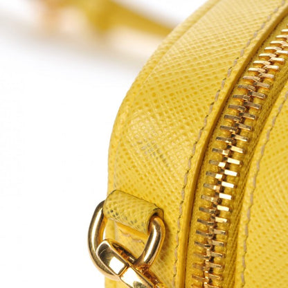 Prada Saffiano Mini Camera Crossbody Bag Soleil 9 of 10