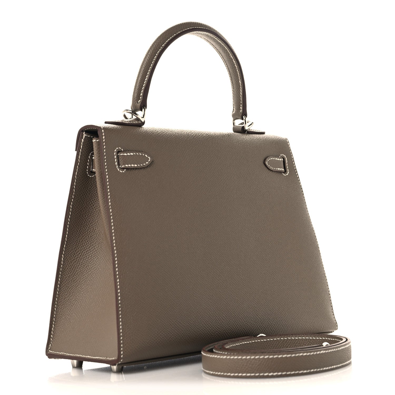 Hermes Epsom Kelly Sellier 25 Etoupe 3 of 11