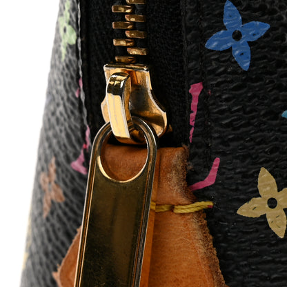 Louis Vuitton Monogram Multicolor Cosmetic Pouch Black Grenade 9 of 10