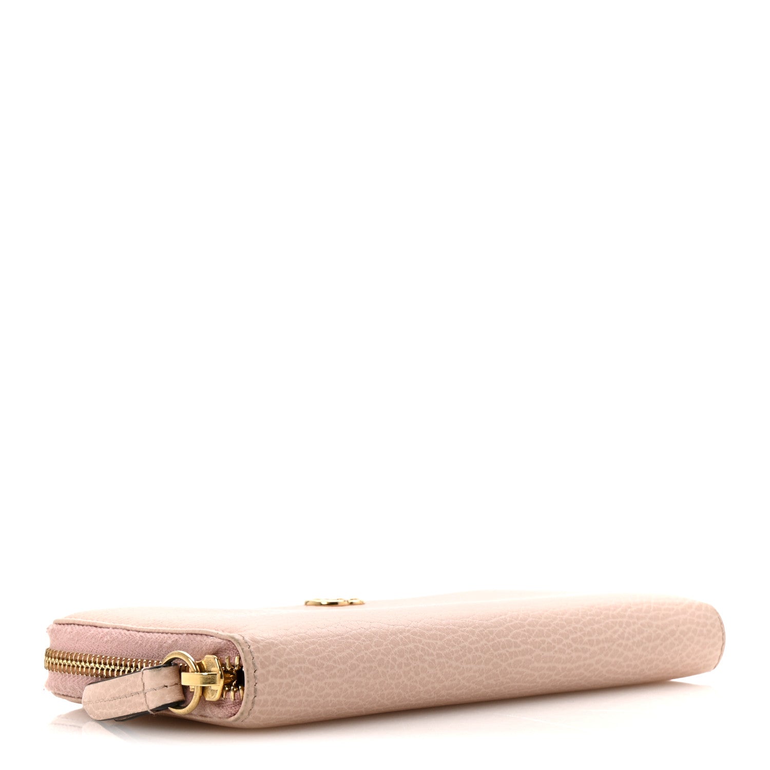 Gucci Dollar Calfskin GG Marmont Zip Around Wallet Perfect Pink 4 of 13