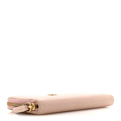 Gucci Dollar Calfskin GG Marmont Zip Around Wallet Perfect Pink 4 of 13
