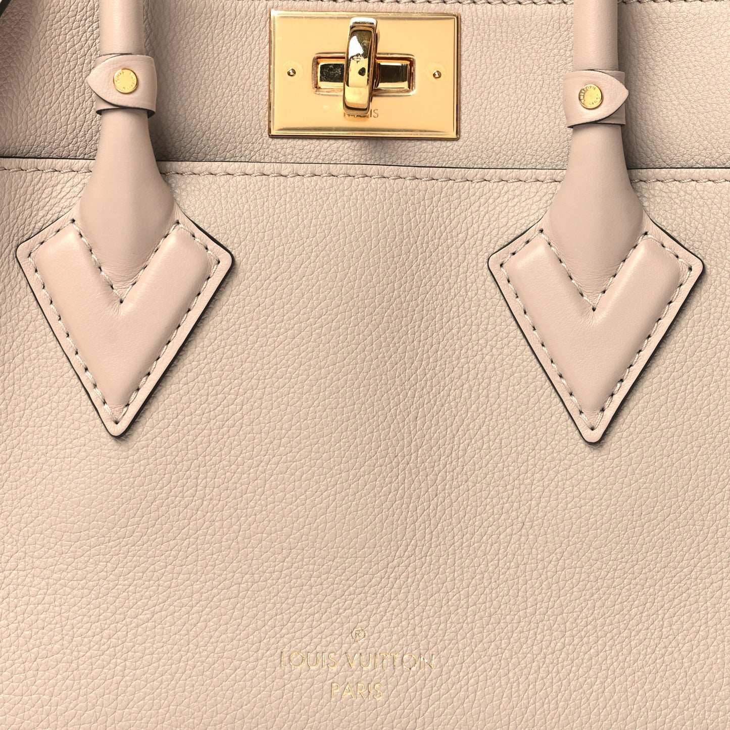 Calfskin Monogram On My Side PM Greige