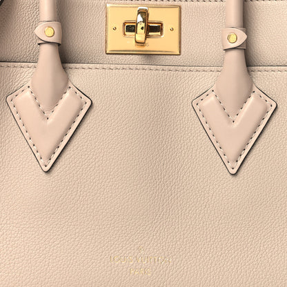 Louis Vuitton Calfskin Monogram On My Side PM Greige 7 of 10
