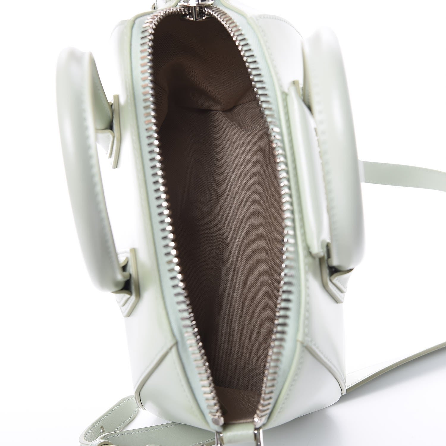 Givenchy Shiny Lord Calfskin Mini Antigona Aqua Green 6 of 11