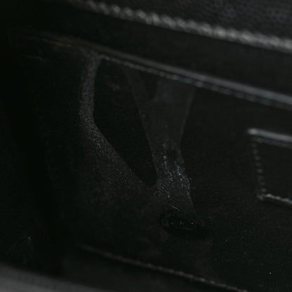 Saint Laurent Grain De Poudre Small Classic Monogram Kate Tassel Satchel Black 12 of 13
