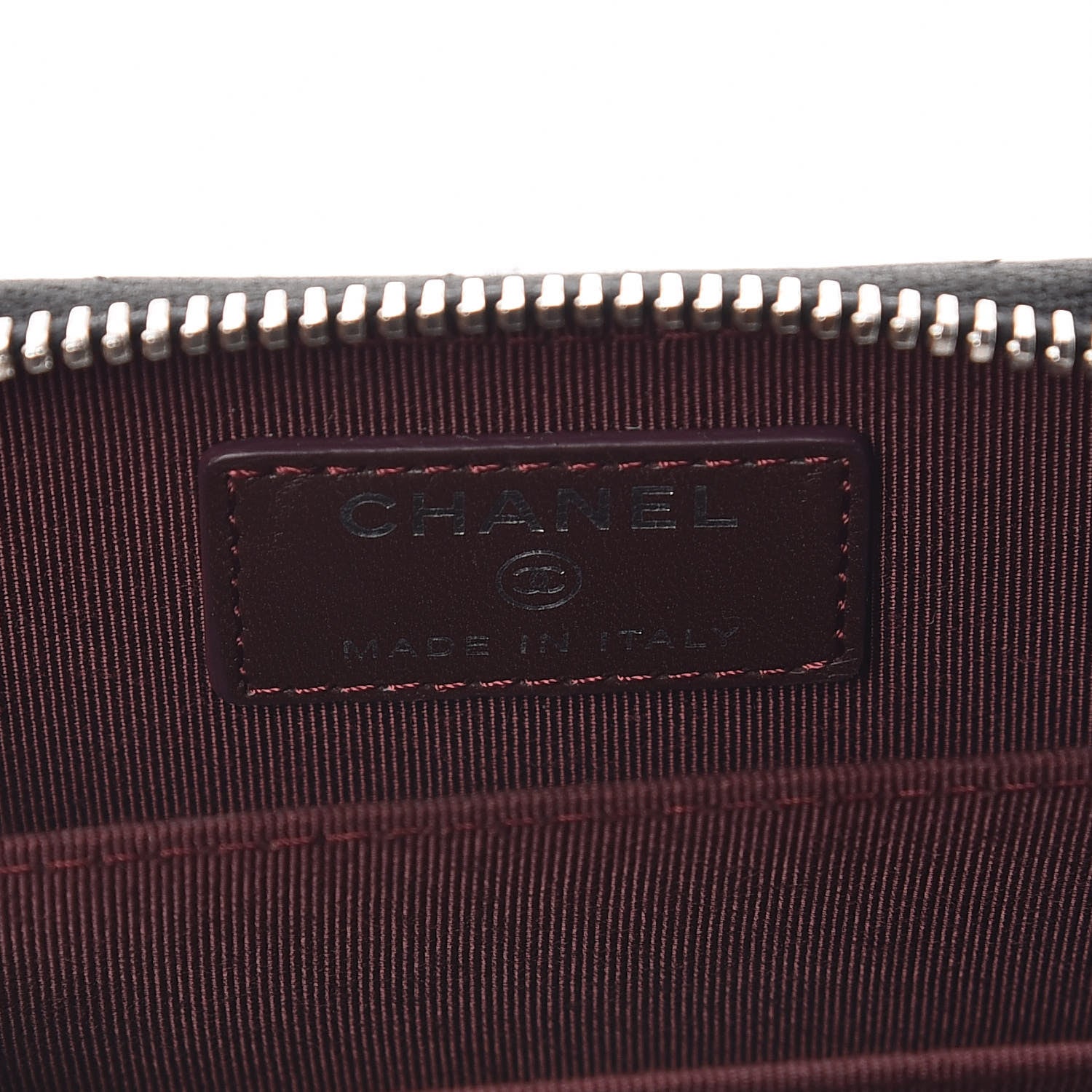 Chanel Lambskin Quilted Zip Coin Purse Black 6 of 10