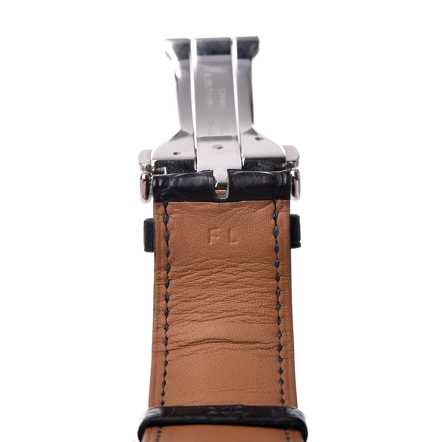 Hermes Stainless Steel Alligator 36mm Cape Cod Automatic Watch Bleu Saphir 10 of 11