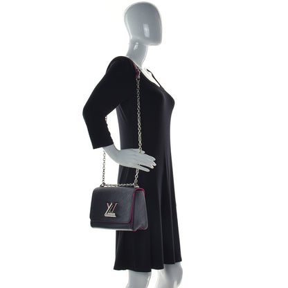 Louis Vuitton Epi Twist Shoulder Bag MM Black Pink 2 of 11