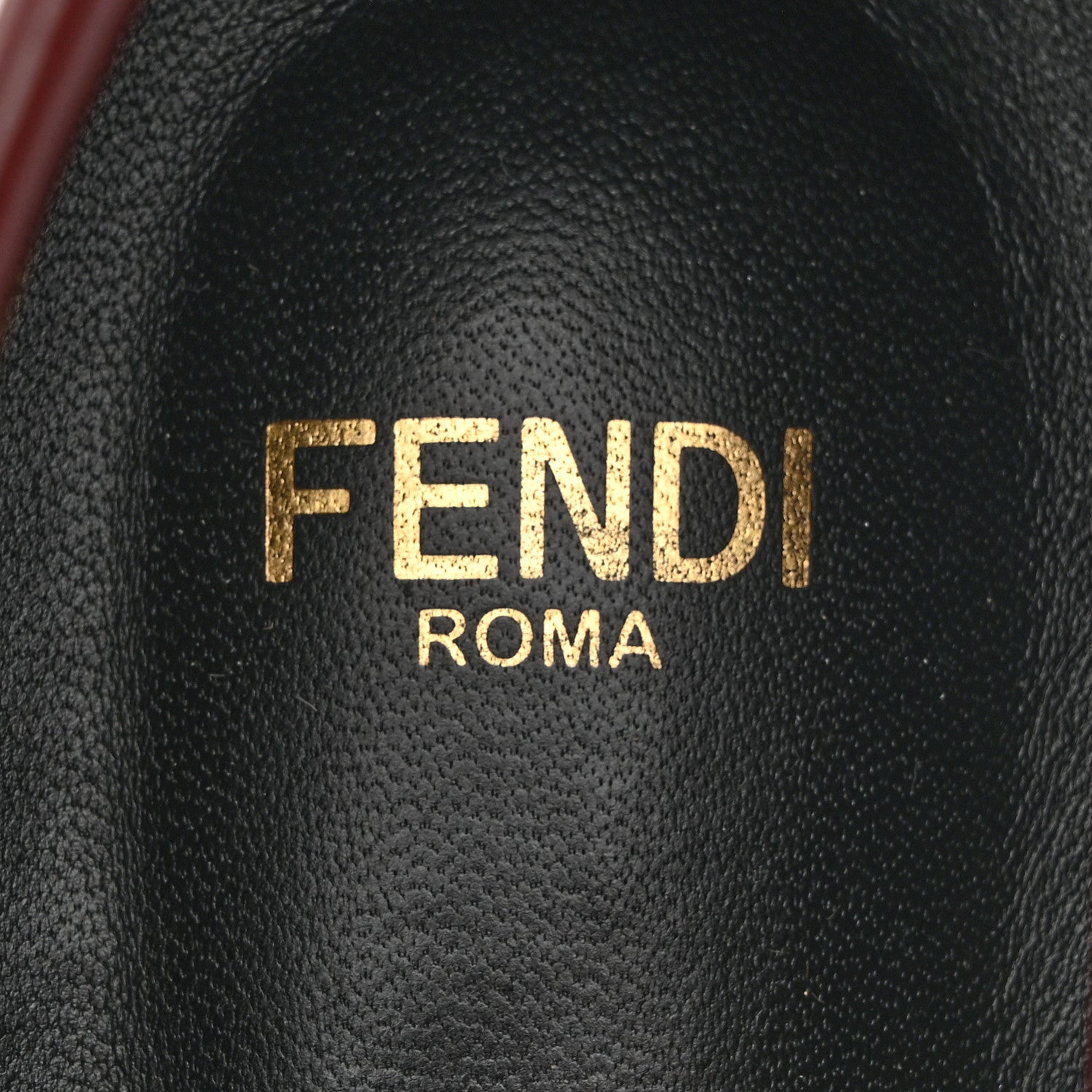 Fendi Vitello Filo Fringe Loafers 37 Red 7 of 12