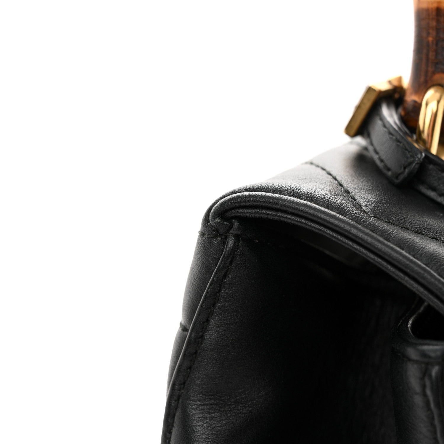 Gucci Calfskin Bamboo Trapuntata Queen Margaret Backpack Black 18 of 19