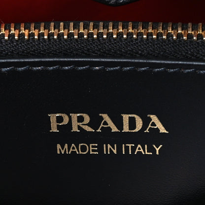 Prada Saffiano Cuir Matinee Tote Black Cherry 11 of 19
