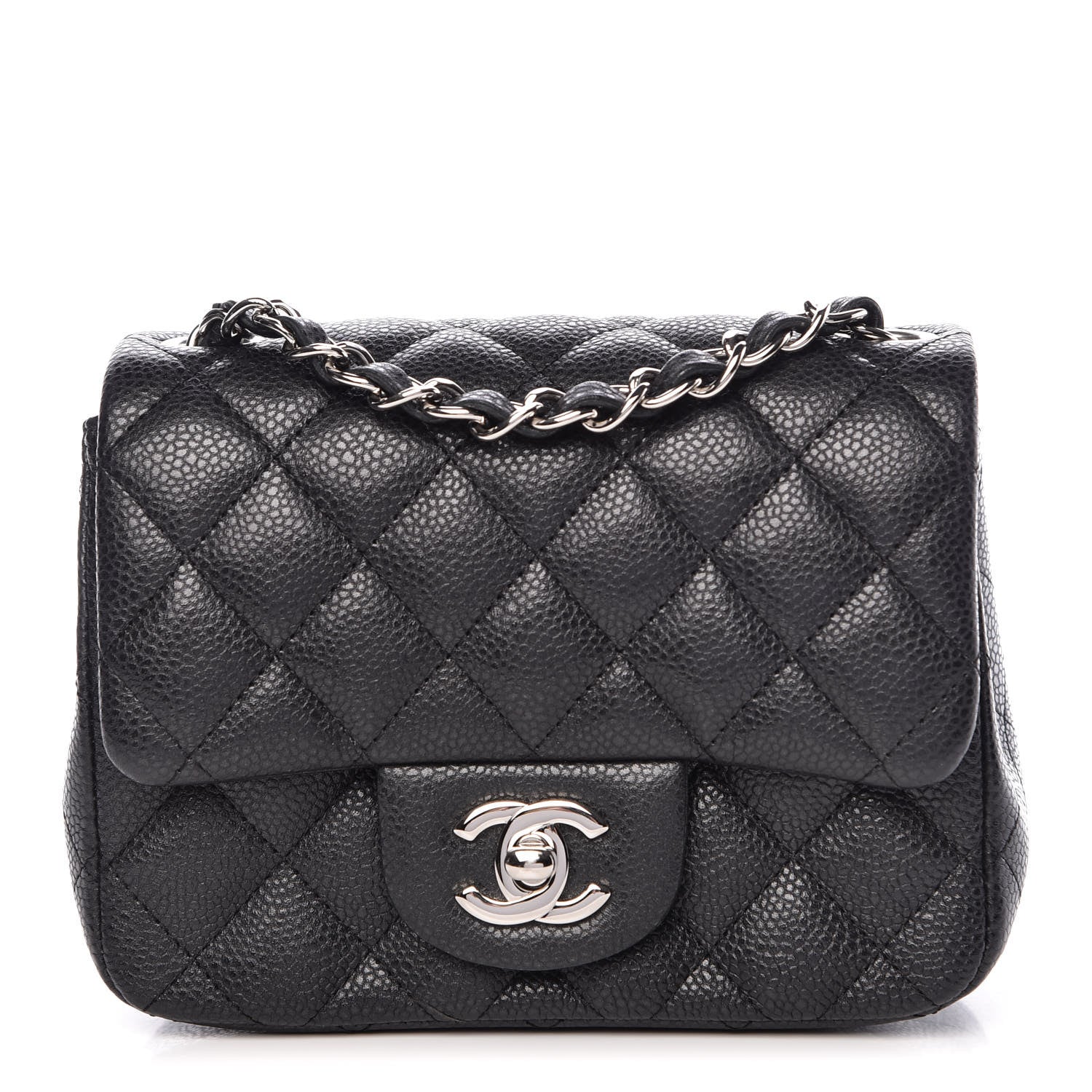 Chanel Caviar Quilted Mini Square Flap Black 1 of 11