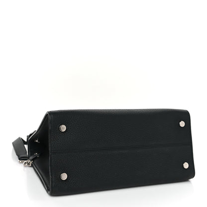 Christian Dior Grained Calfskin Medium Diorever Flap Black 4 of 11
