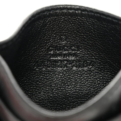 Gucci Calfskin Matelasse GG Marmont Card Holder Black 6 of 7