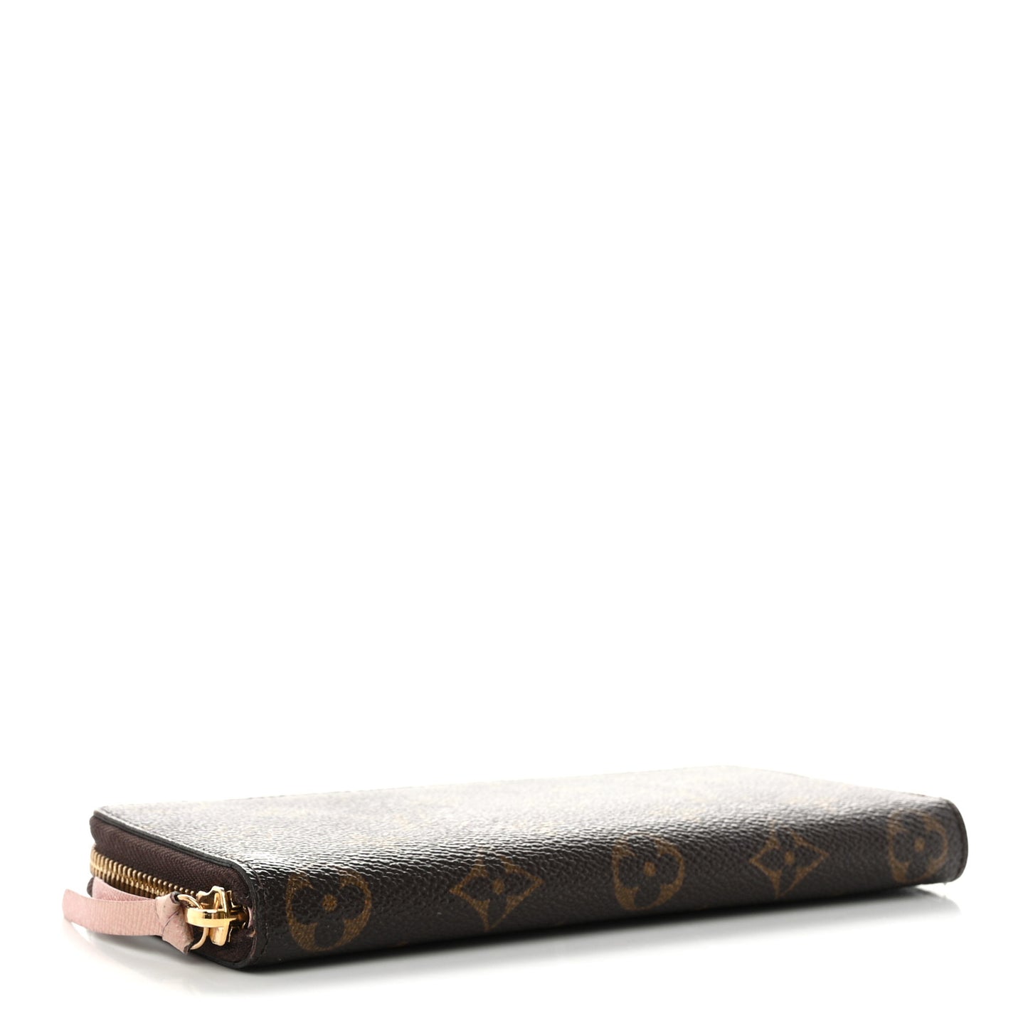 Monogram Clemence Wallet Rose Ballerine